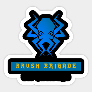 Brush Brigade Kraken Logo 2 Sticker